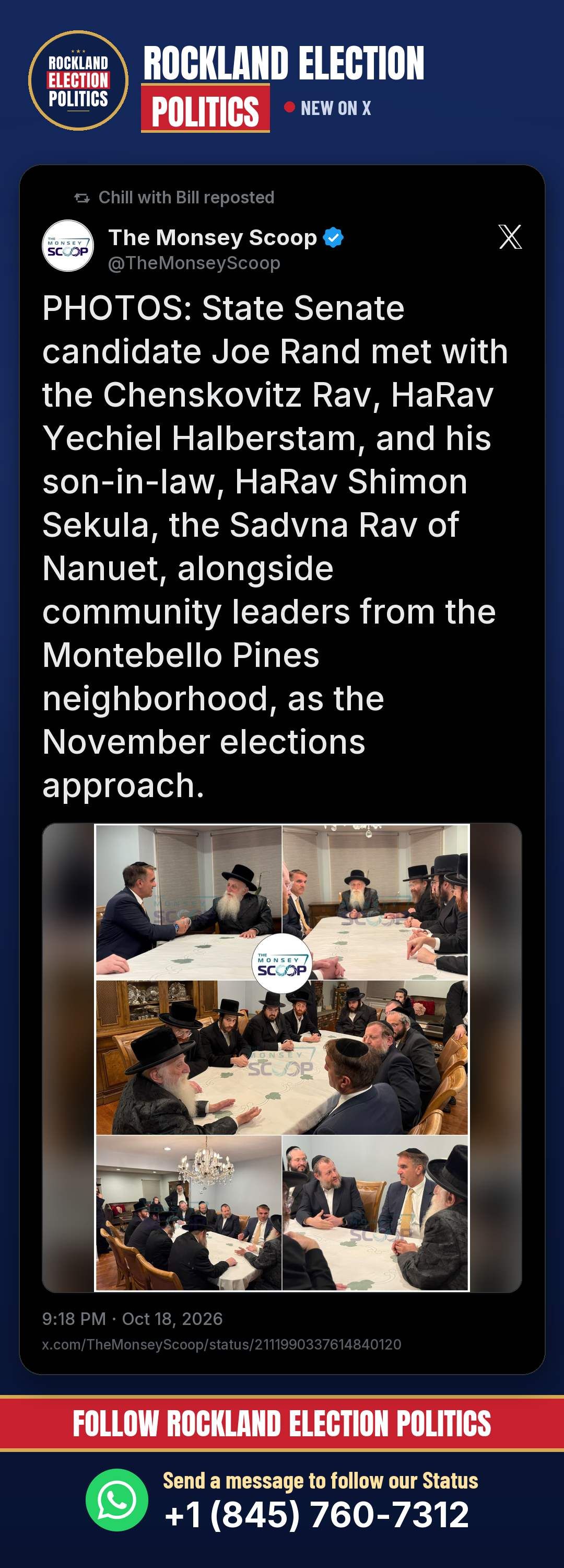 Status update image from Rockland Election Politics