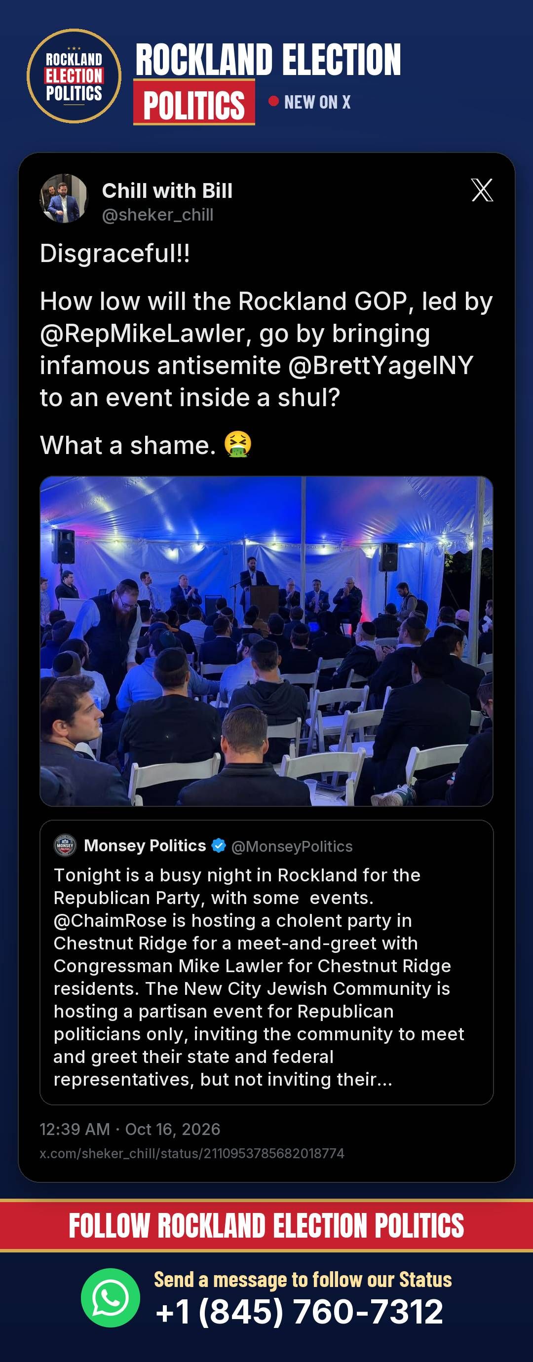 Status update image from Rockland Election Politics