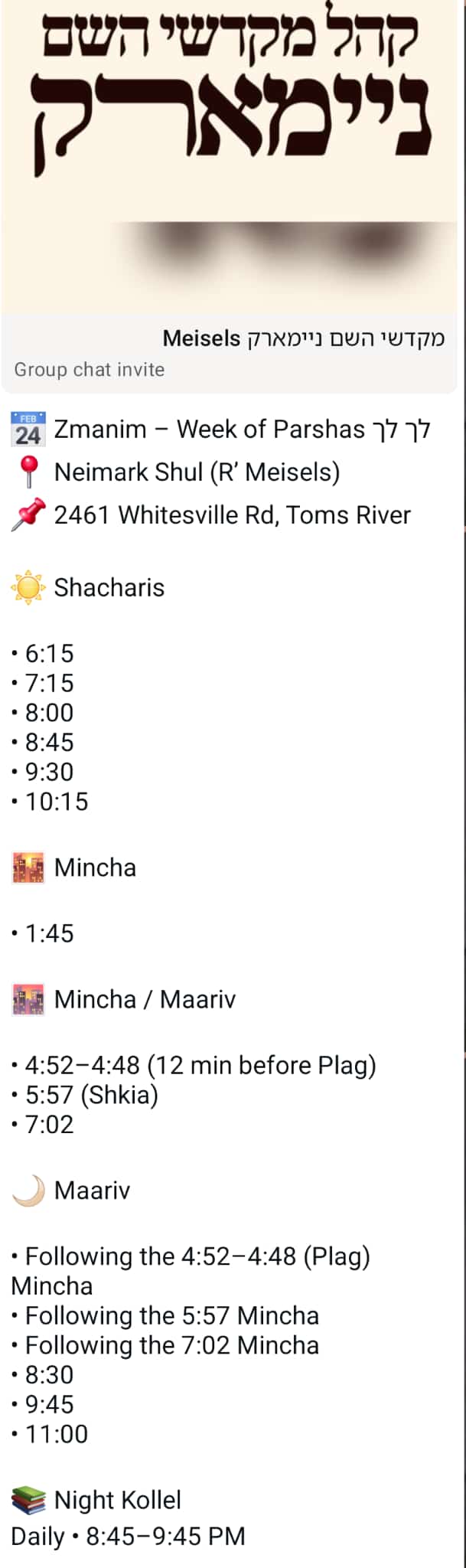 Status update image from Shmeely Krischer