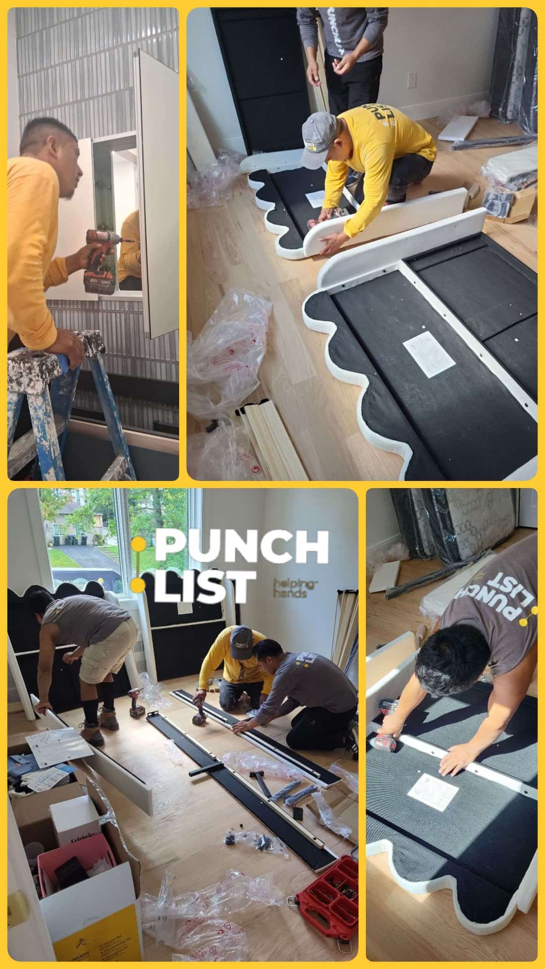 Status update image from Punch list