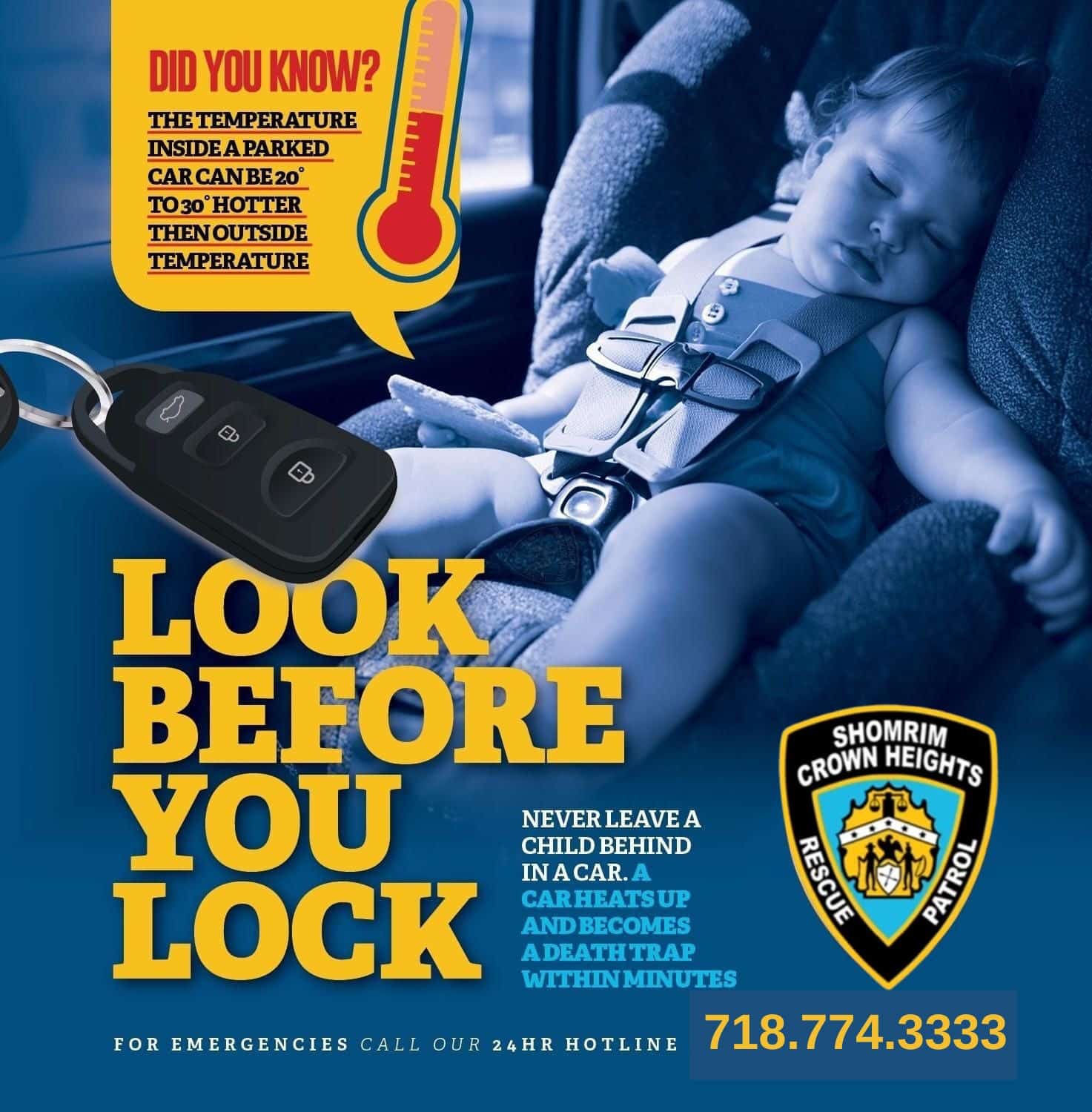 Status update image from CH Shomrim