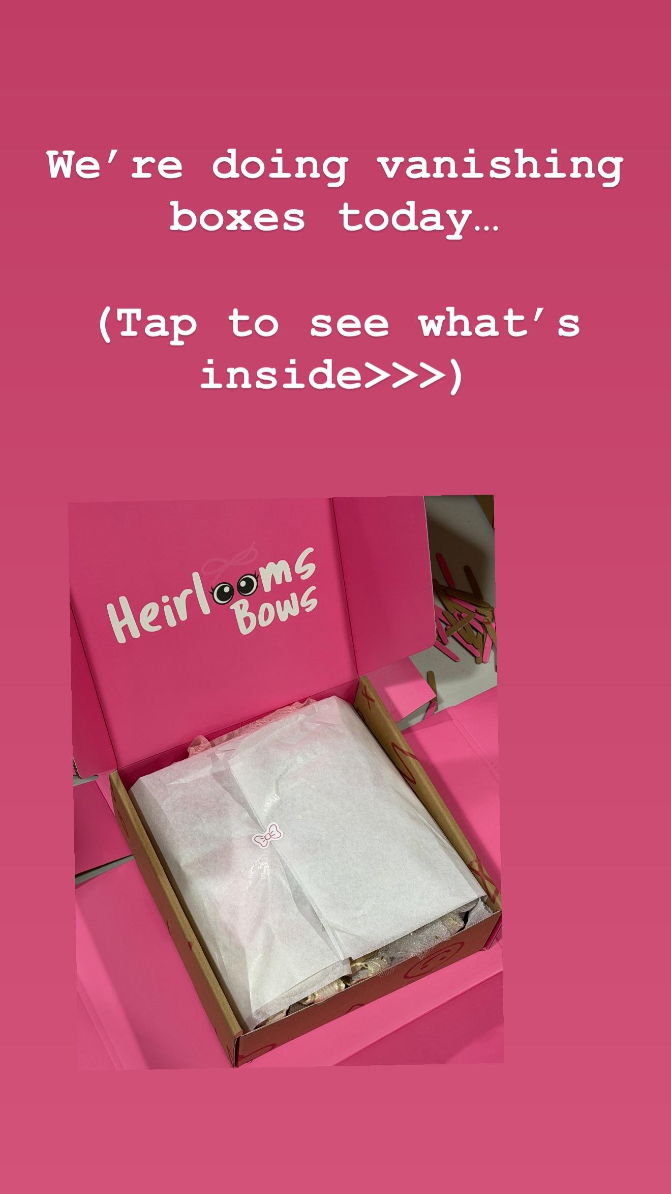 Status update image from Heirlooms Bows