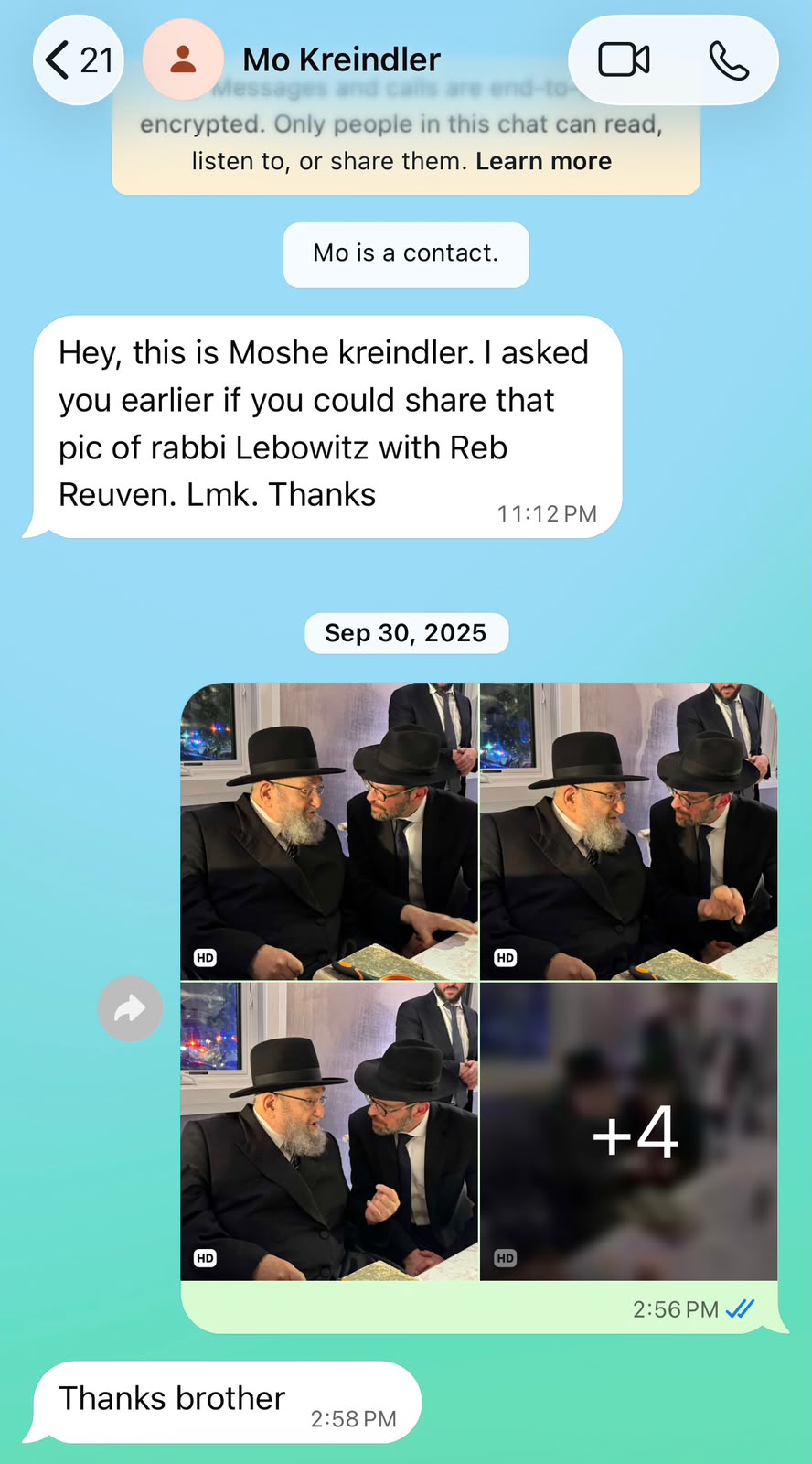 Status update image from Yaakov Langer