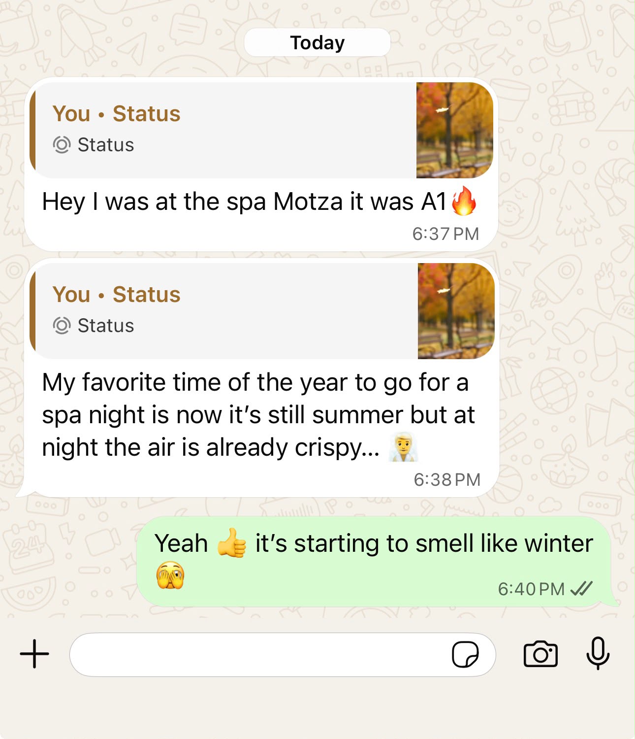 Status update image from SPA 42