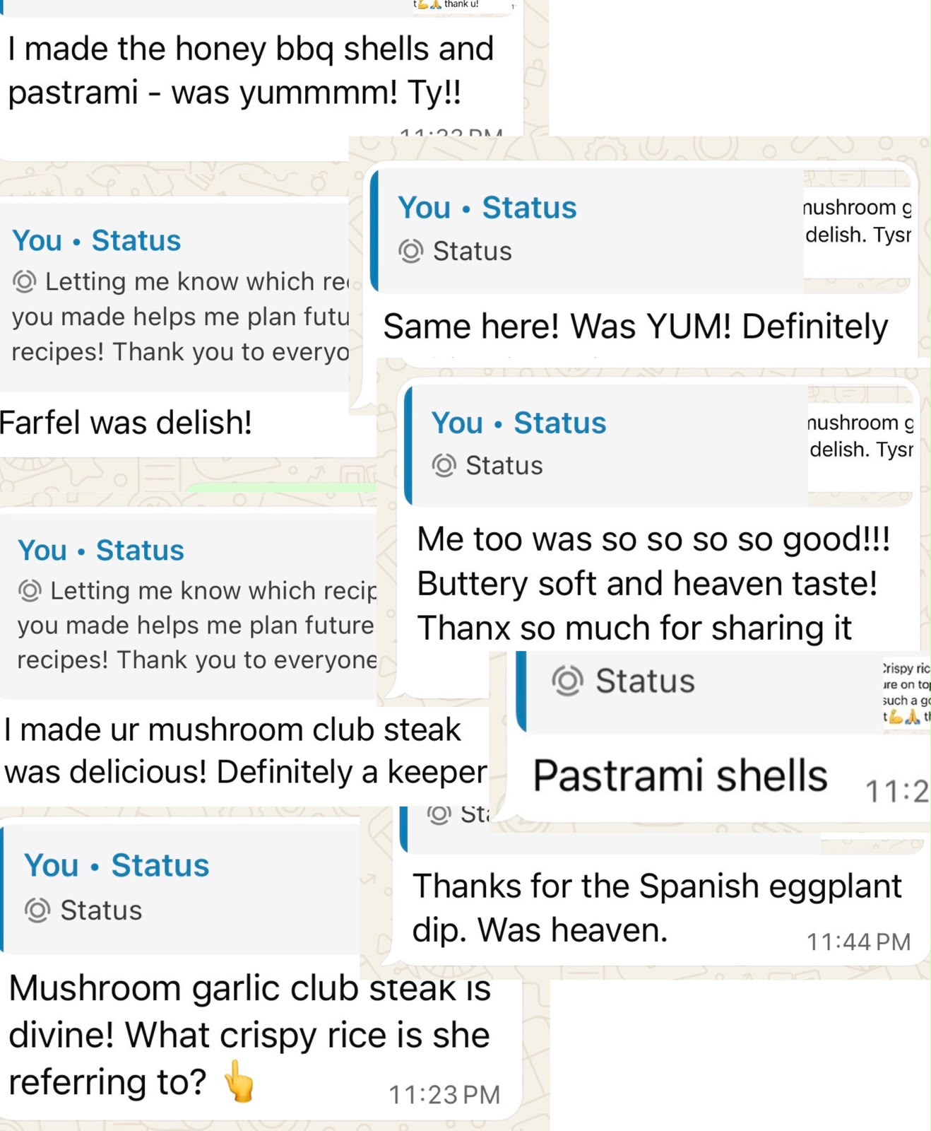 Status update image from The Seasoned Palate