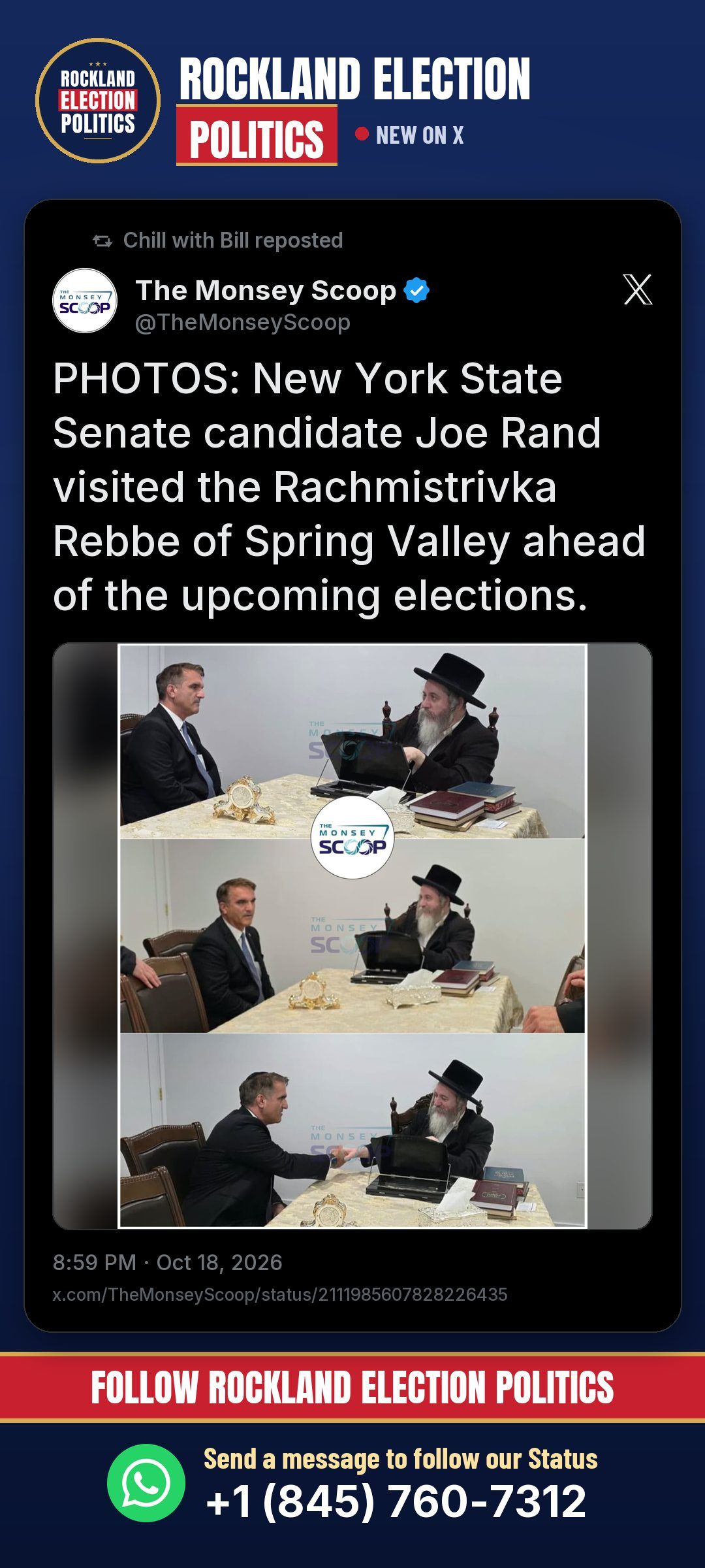 Status update image from Rockland Election Politics