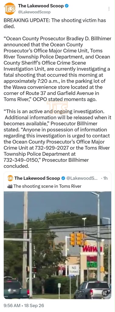 Status update image from TLS - The Lakewood Scoop