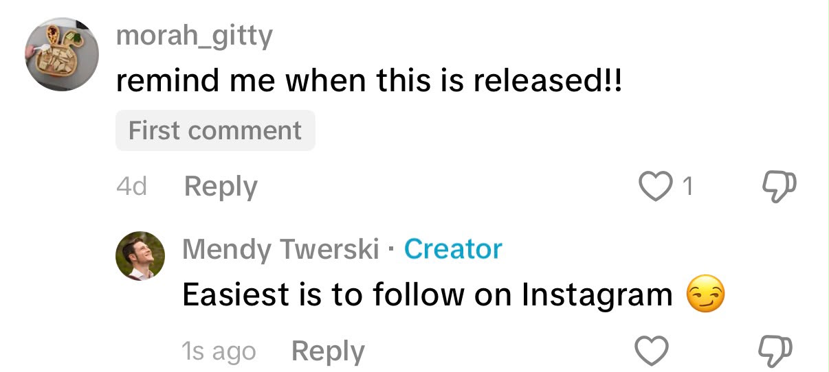 Status update image from Mendy Twerski