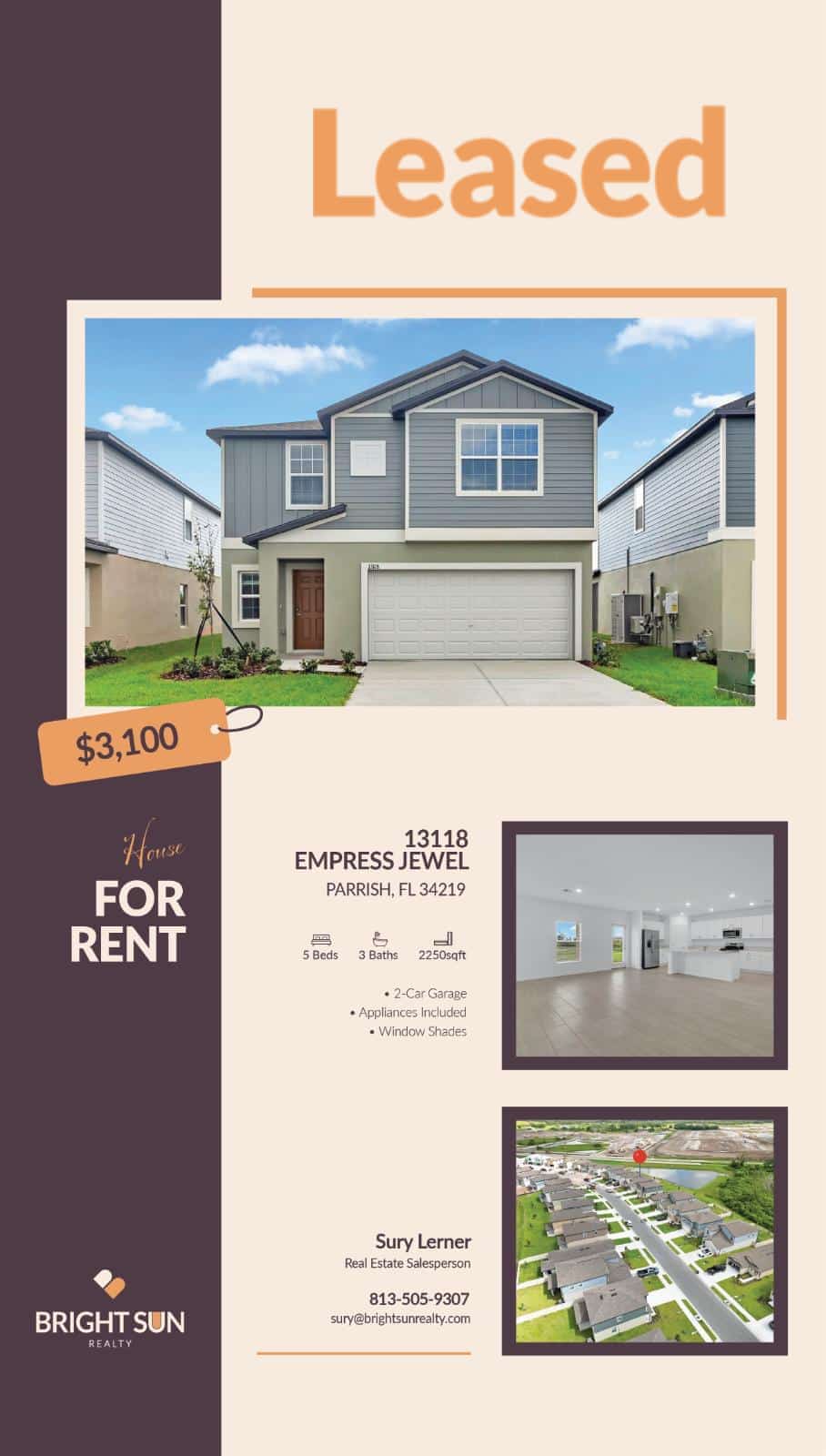 Status update image from Bright Sun Realty