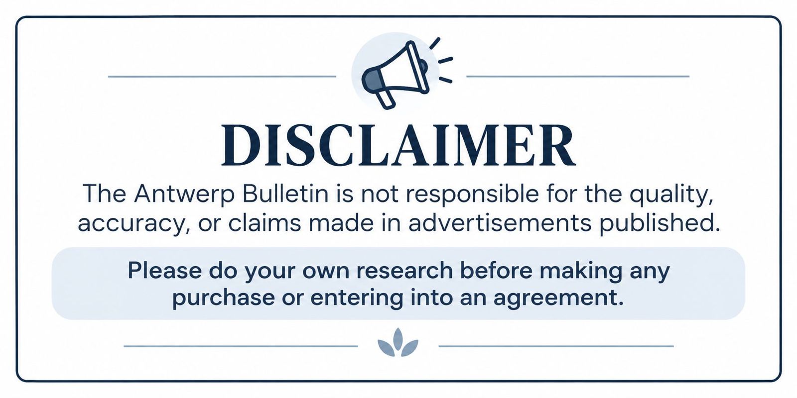 Status update image from The Antwerp Bulletin