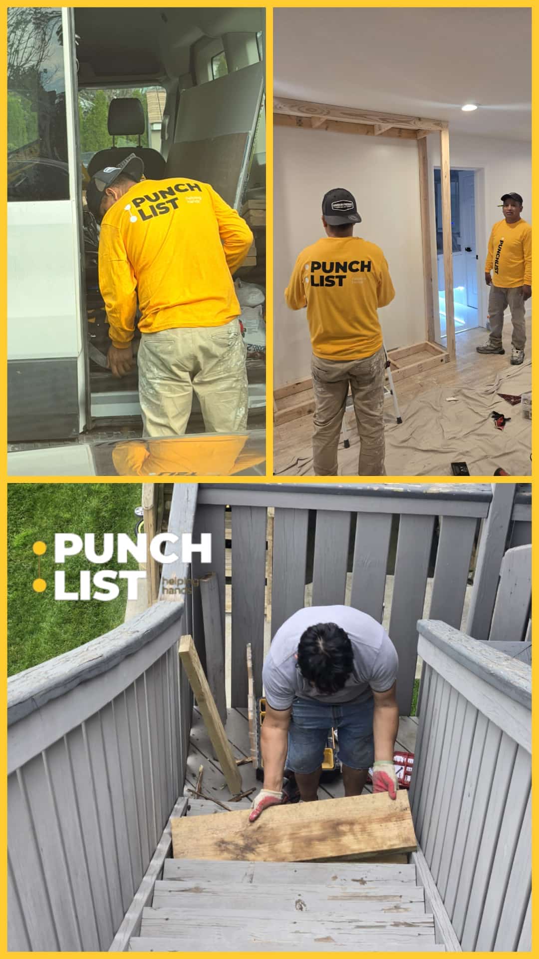 Status update image from Punch list