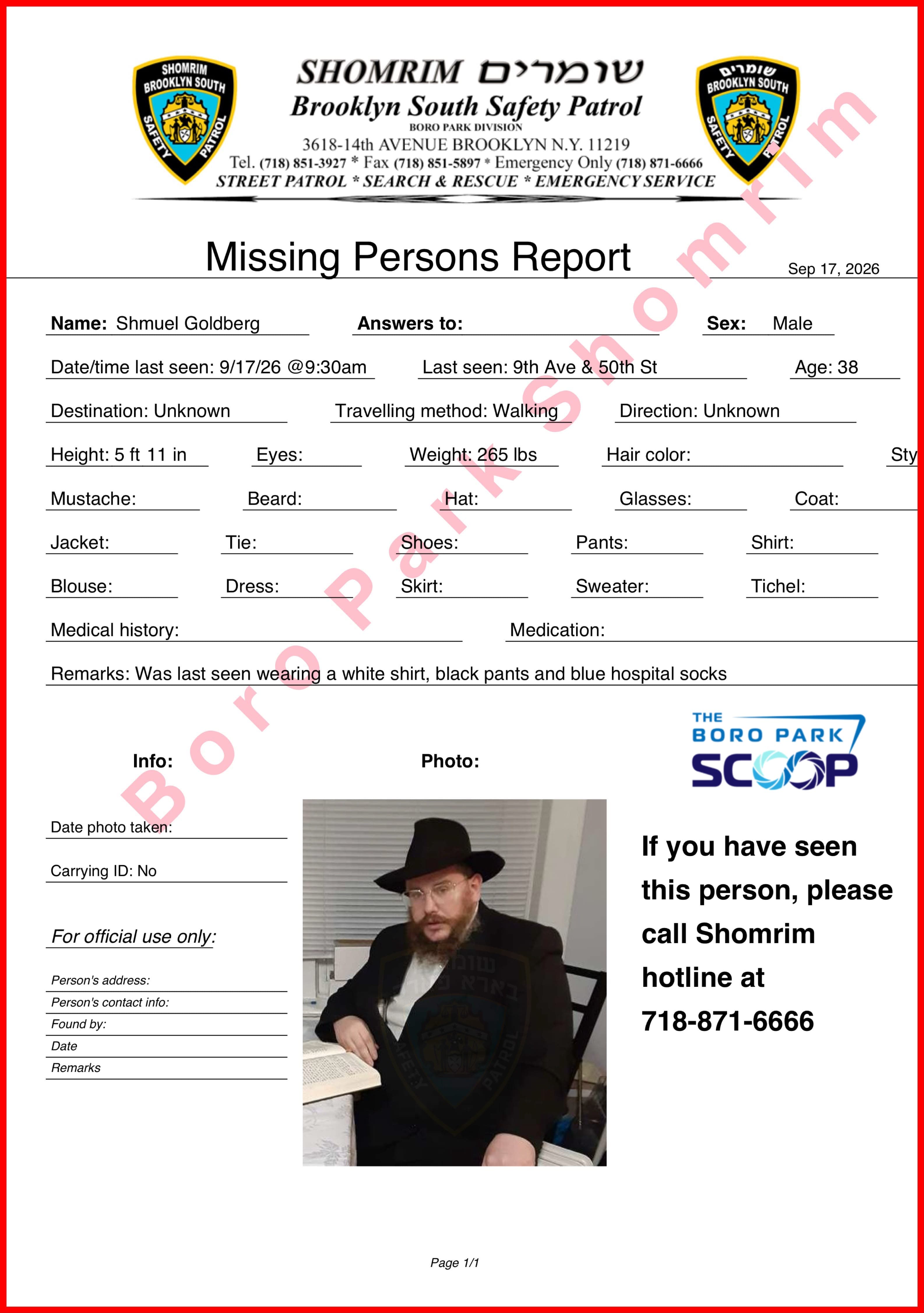 Status update image from BP Scoop