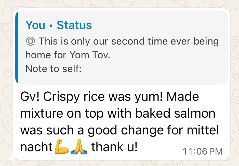 Status update image from The Seasoned Palate