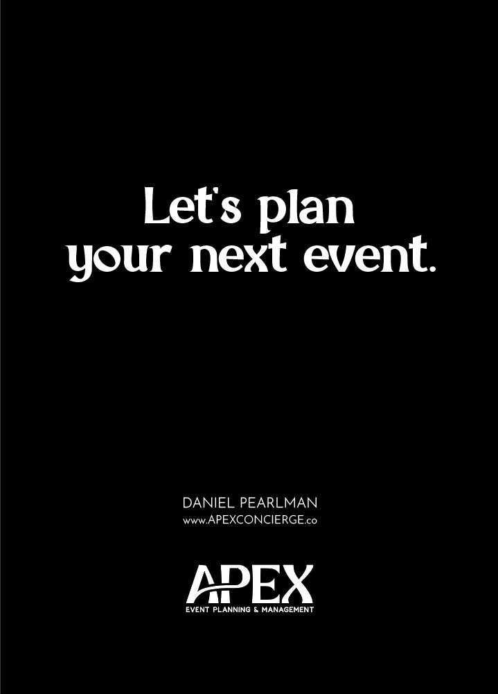Status update image from Apex Event Planning & Management