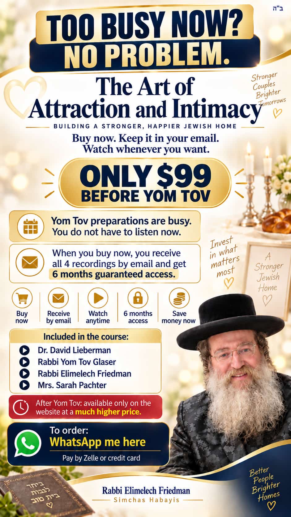 Status update image from Simchas Habayis