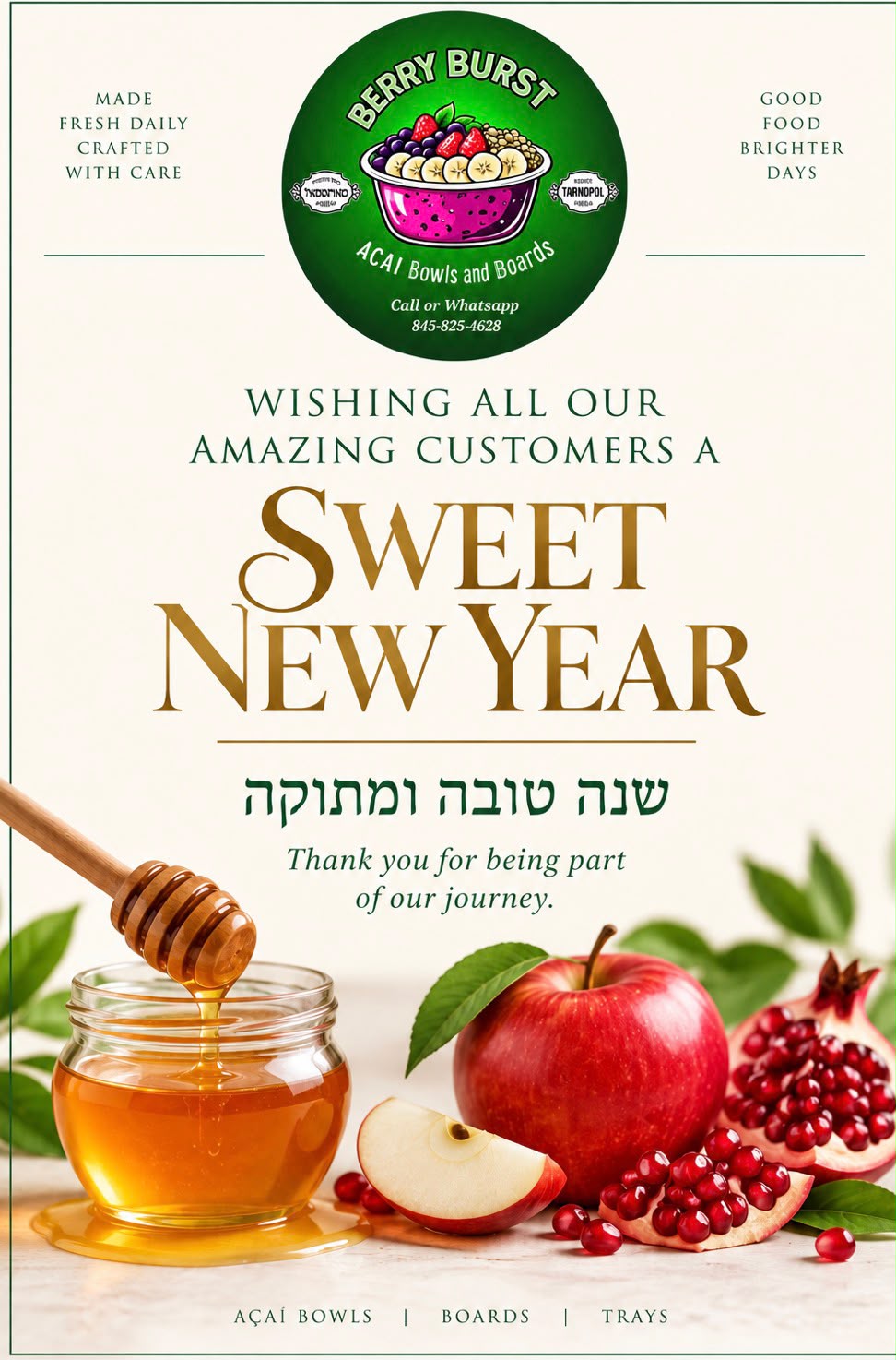 Status update image from Berry Burst Kosher