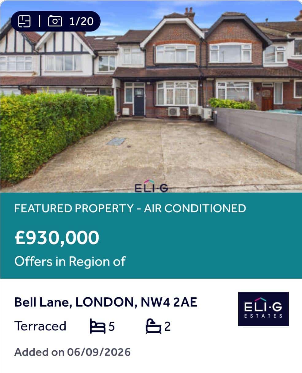 Status update image from Eli-G Estates (London)