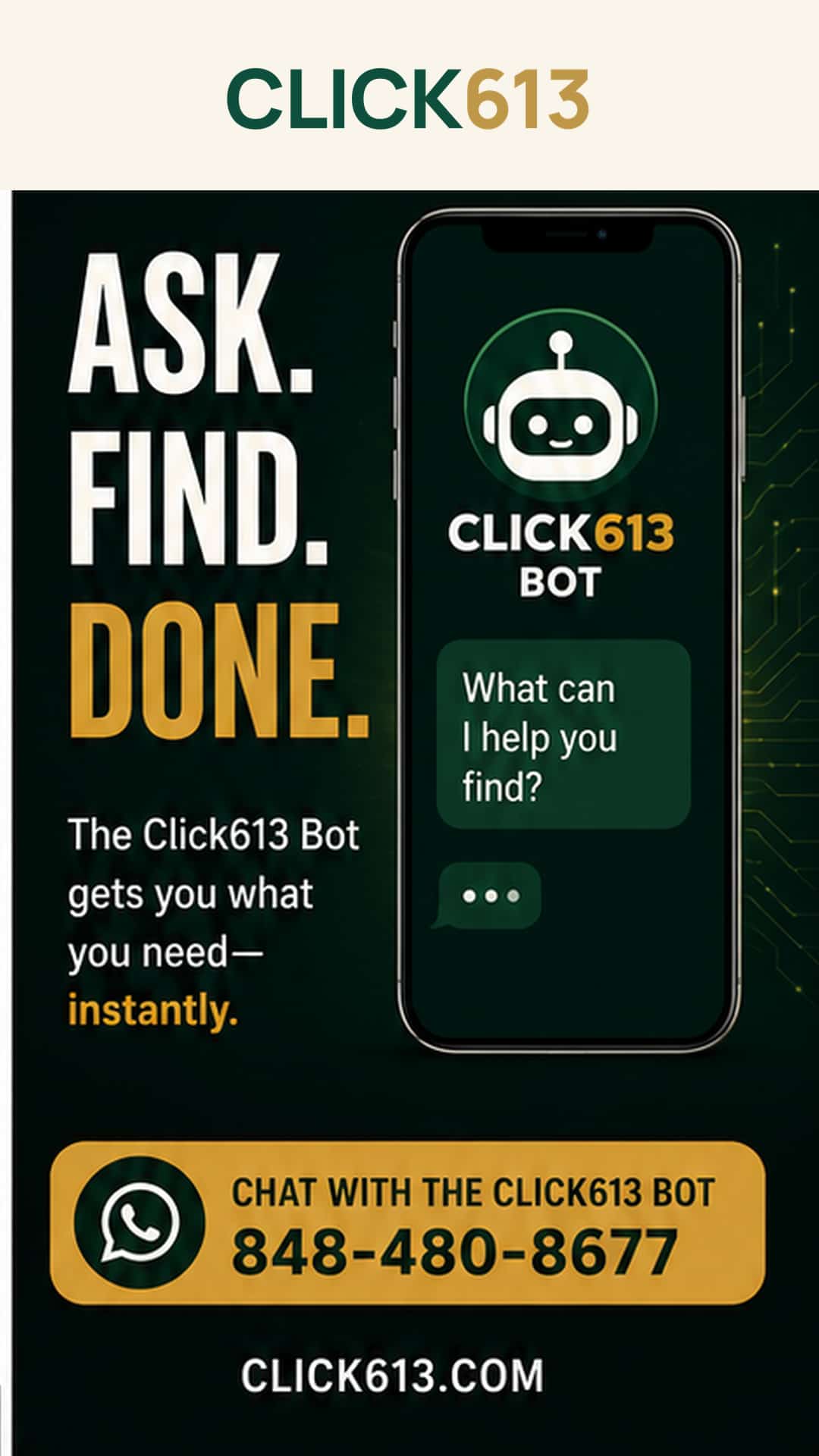 Status update image from The Click Bot