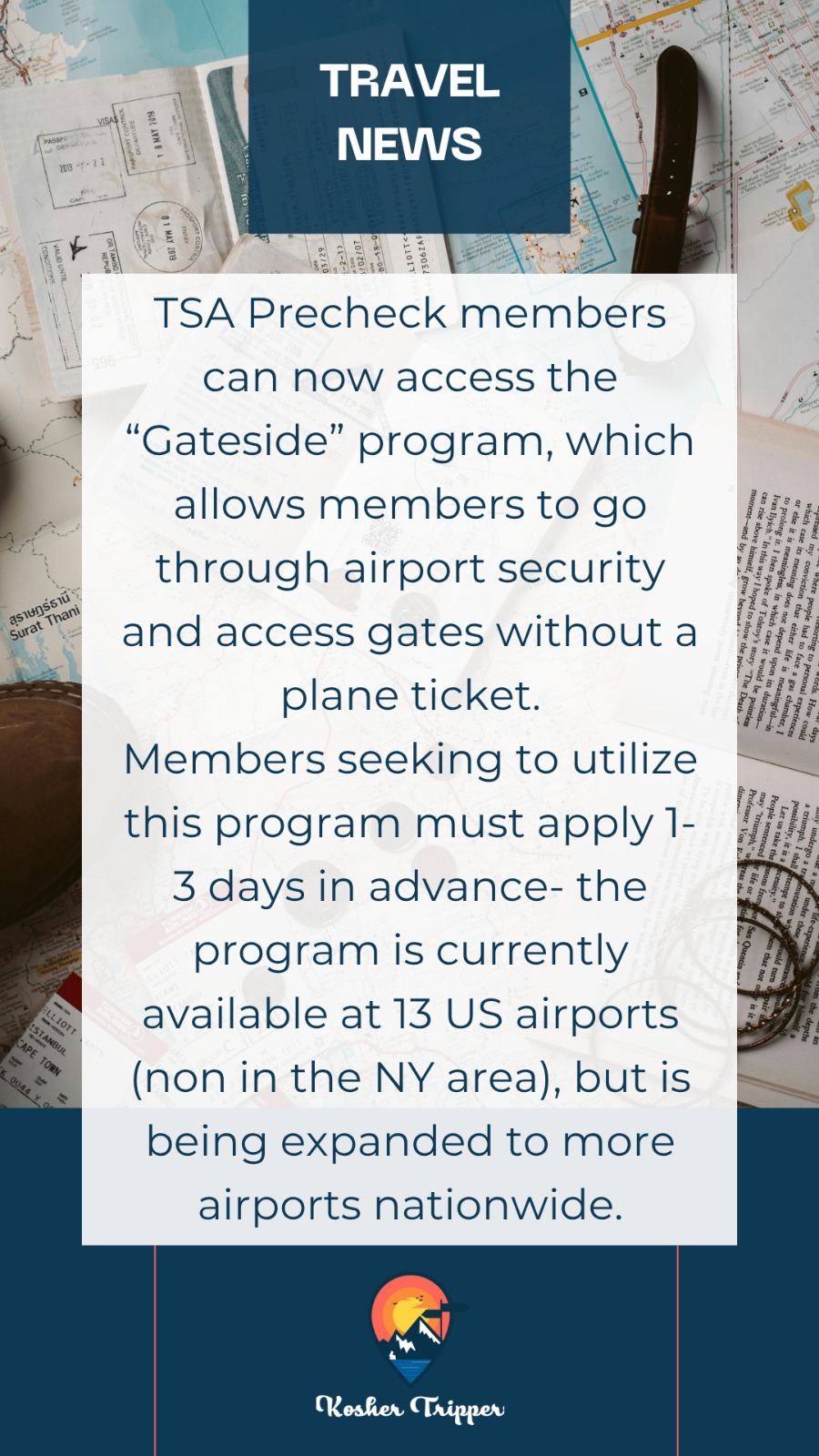 Status update image from KosherTrippers