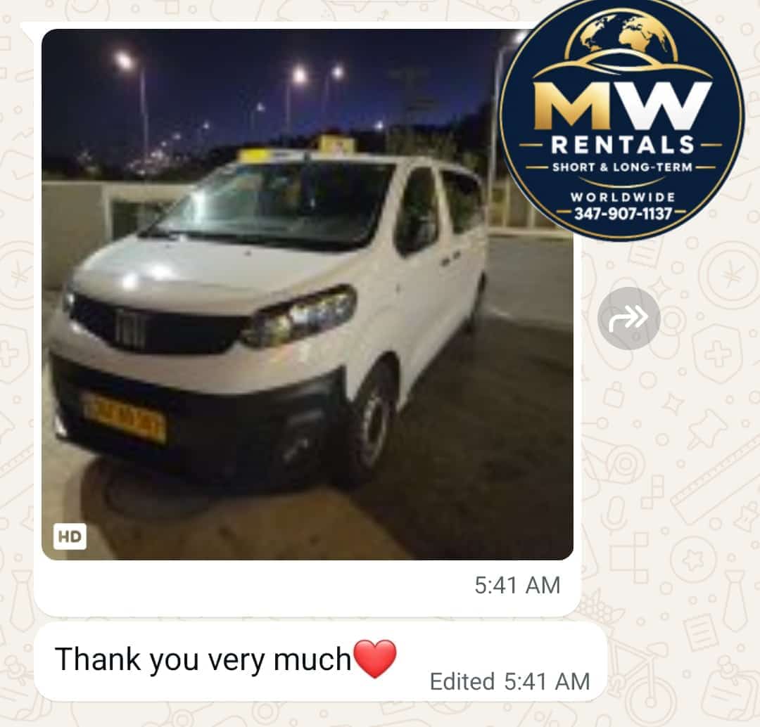 Status update image from MW car rentals