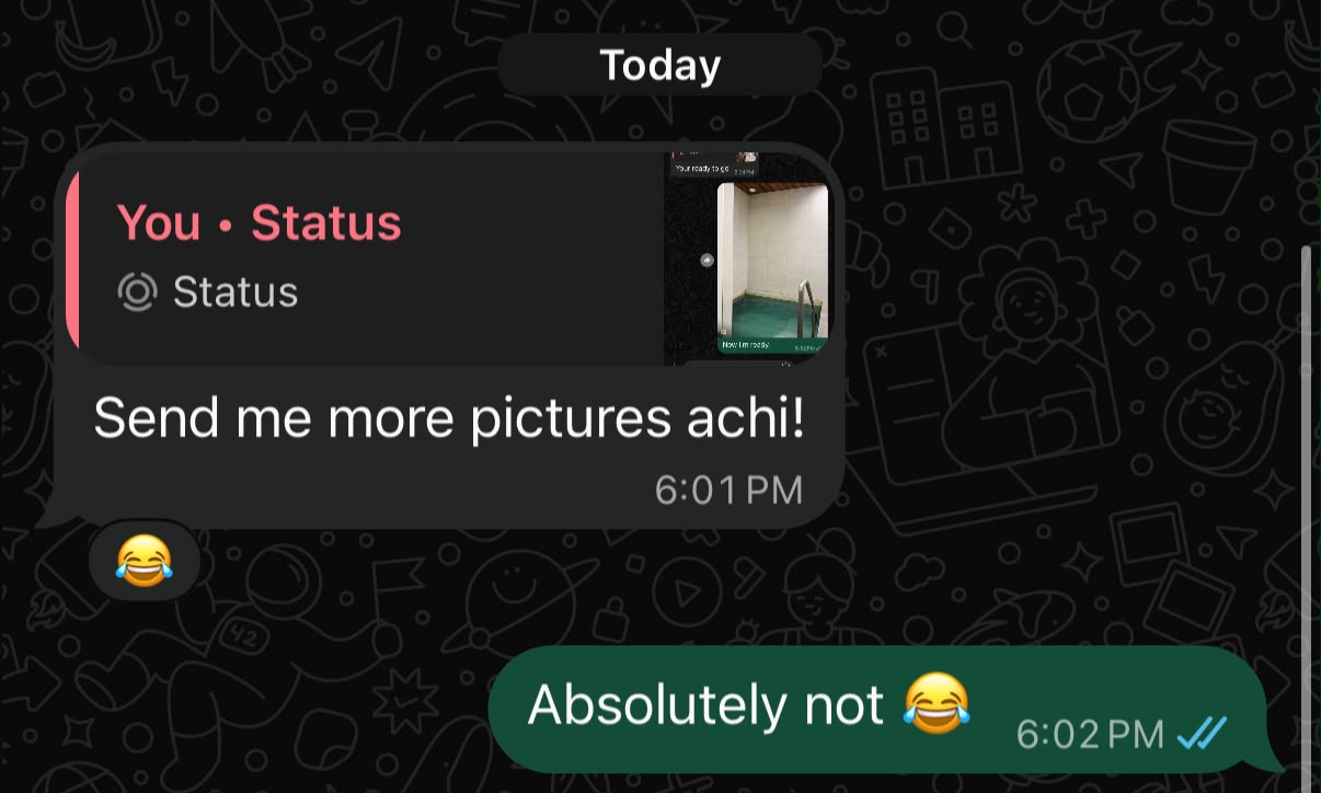 Status update image from Yerucham Klein