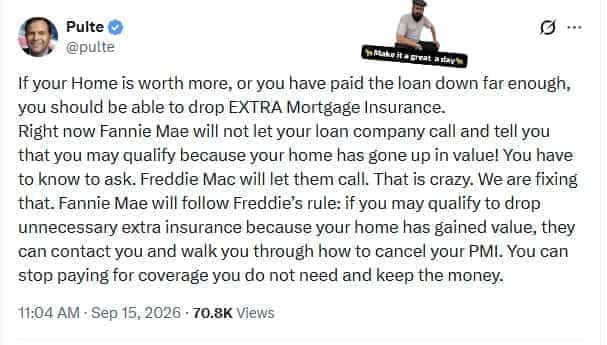 Status update image from Chaim Weiser - Mortgage Guy