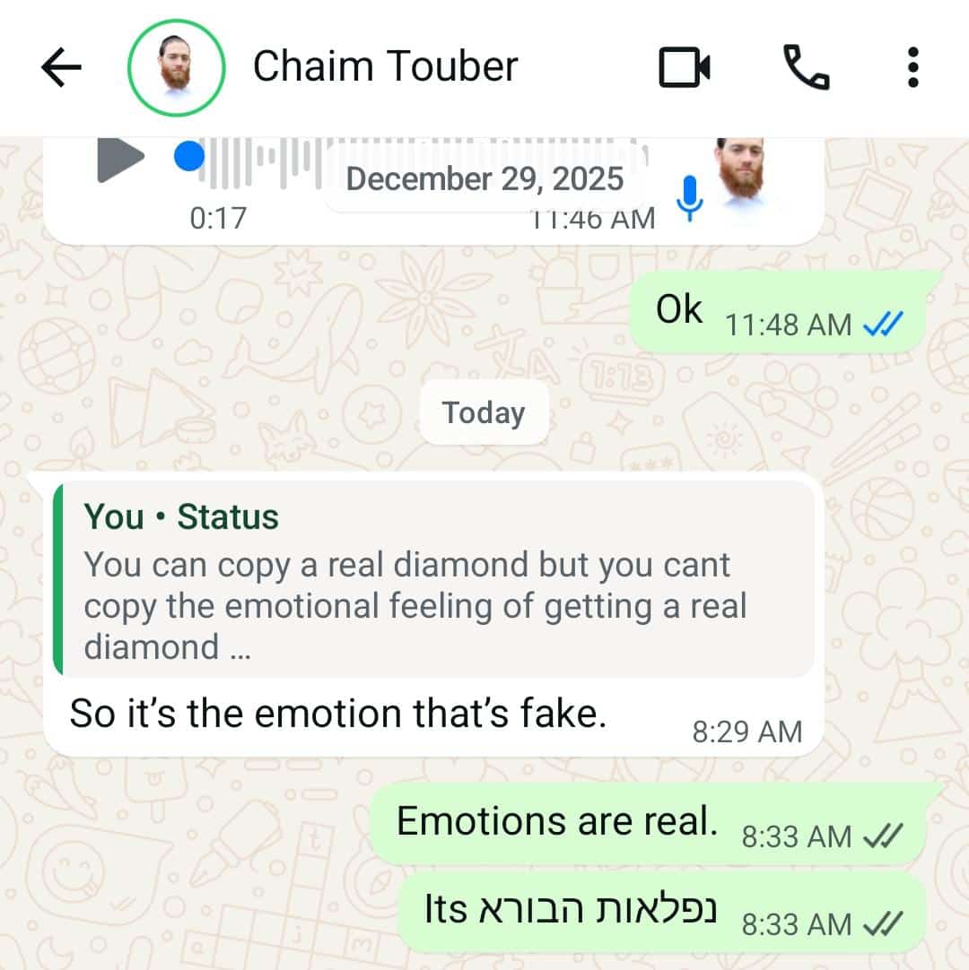 Status update image from Chaim Geller - CardRight