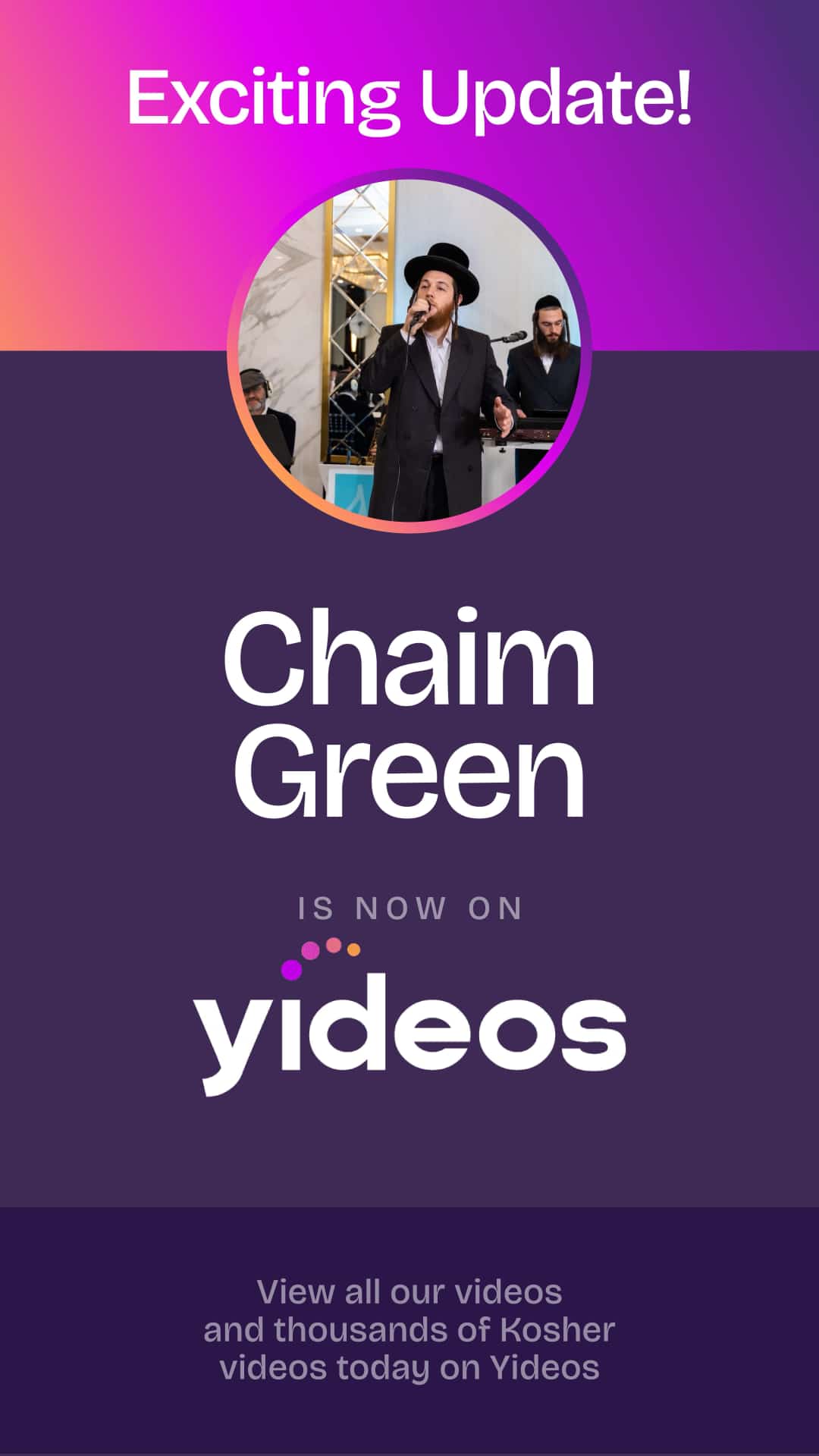 Status update image from Chaim Green