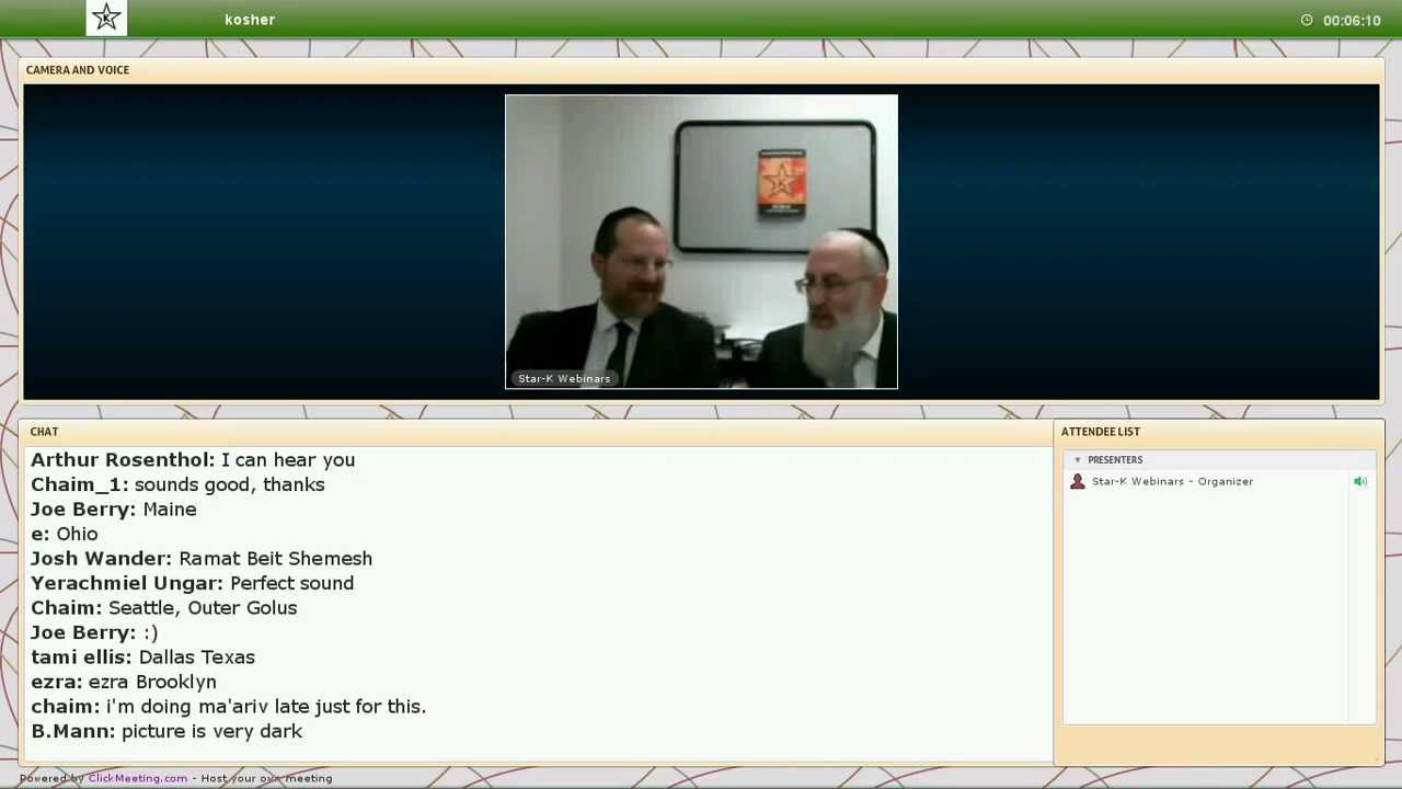 12-25-2013  STAR-K Discusses Kashrus And Healthcare