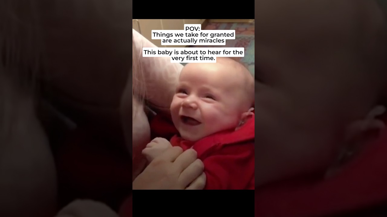 To hear for the first time
