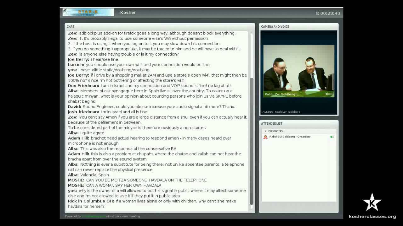 11-30-2011  STAR-K Discusses Possible Halachic Issues Regarding Computers