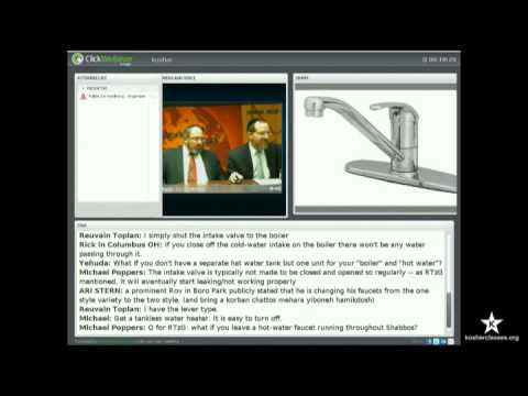 12-28-2011  STAR-K Discusses Using Hot Water On Shabbos