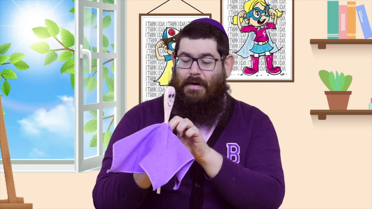 Rabbi B  - Spoon Head Puppet