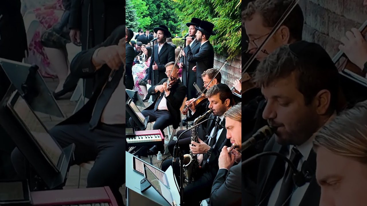 Beautiful outdoor chuppah with @mordyshap #jewishmusic #jewishwedding #wedding #fypage