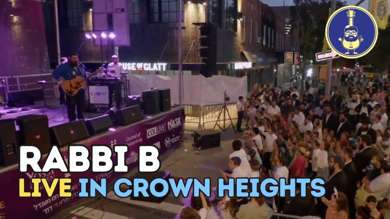 Rabbi B Live in Crown Heights!!