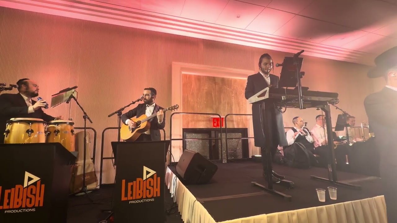 Leibish Posen on the keys& Chaim Horowitz @ Yitzchok Frilich