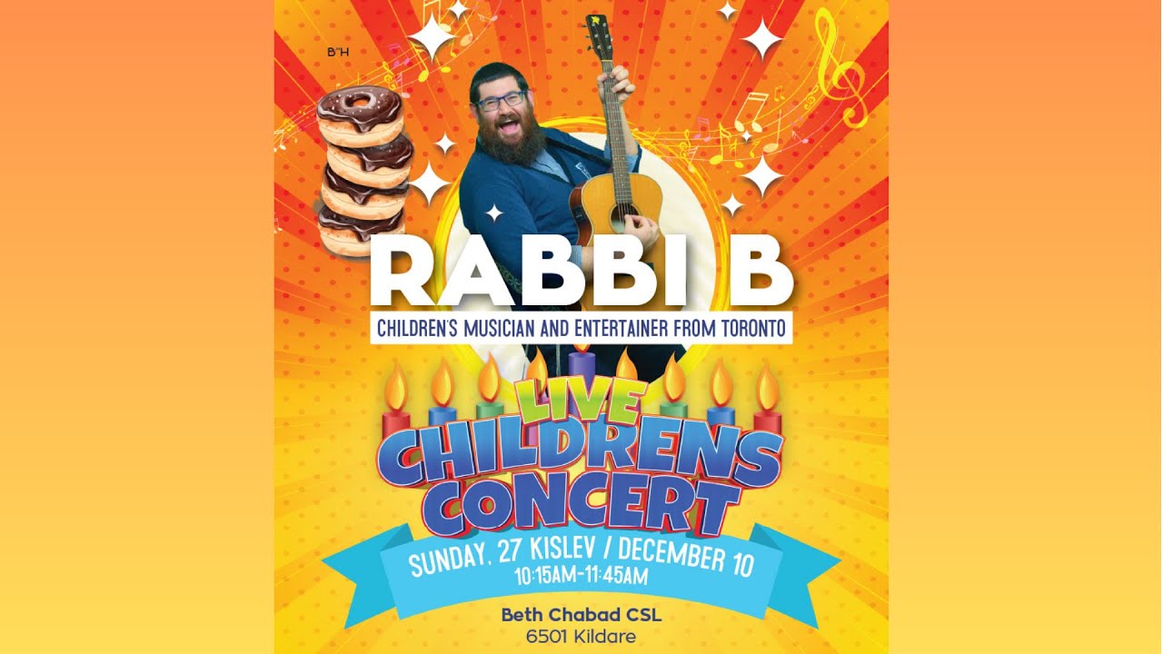 Rabbi B Live: Chanukah Concert