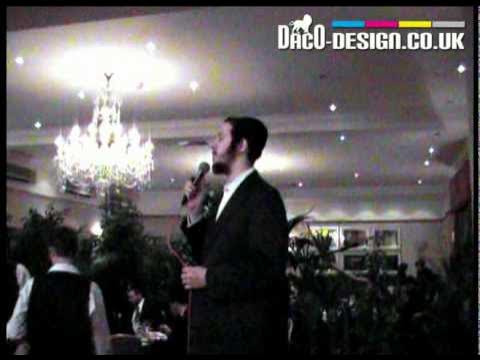 Shloime Gertner singing Vehi Sheomdo at a dinner in London Jan 2010
