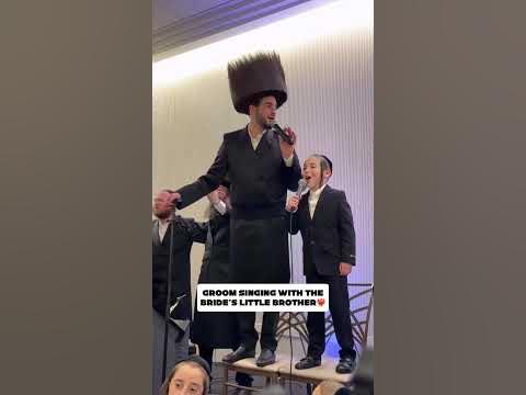 Groom singing with the bride’s little brother❤️‍🔥