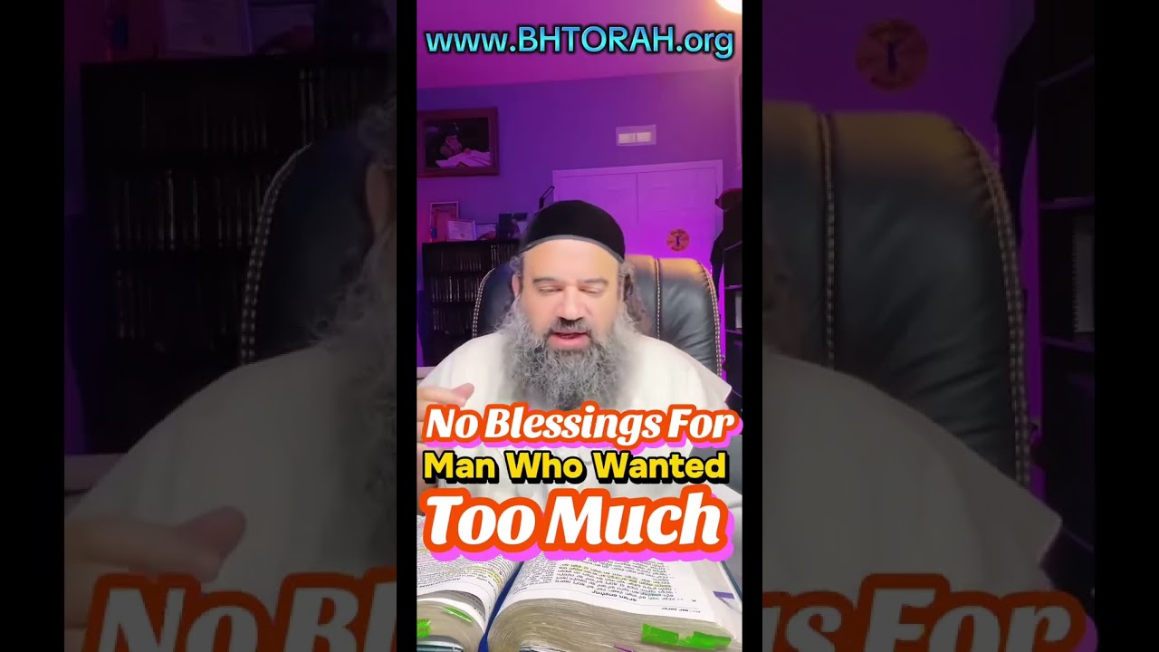 No Blessings For Man Who Wanted Too Much