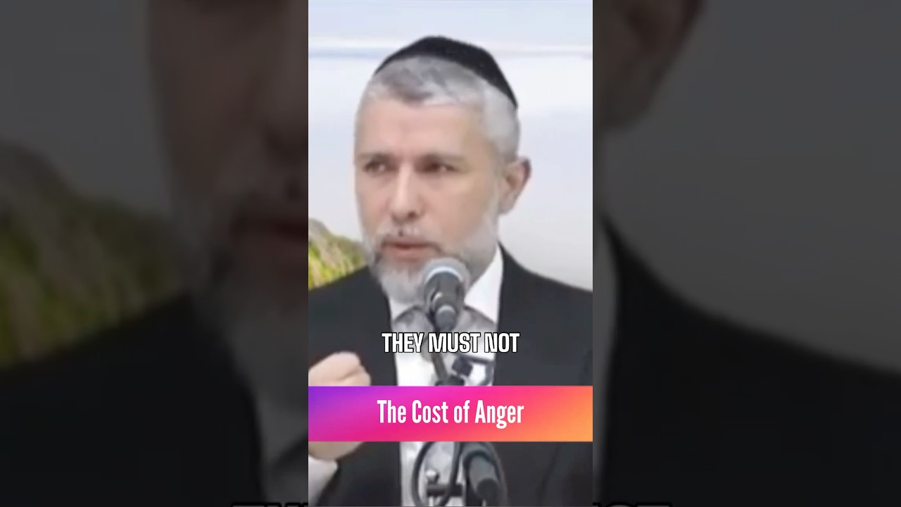 The Cost of Anger - Rabbi Zamir Cohen