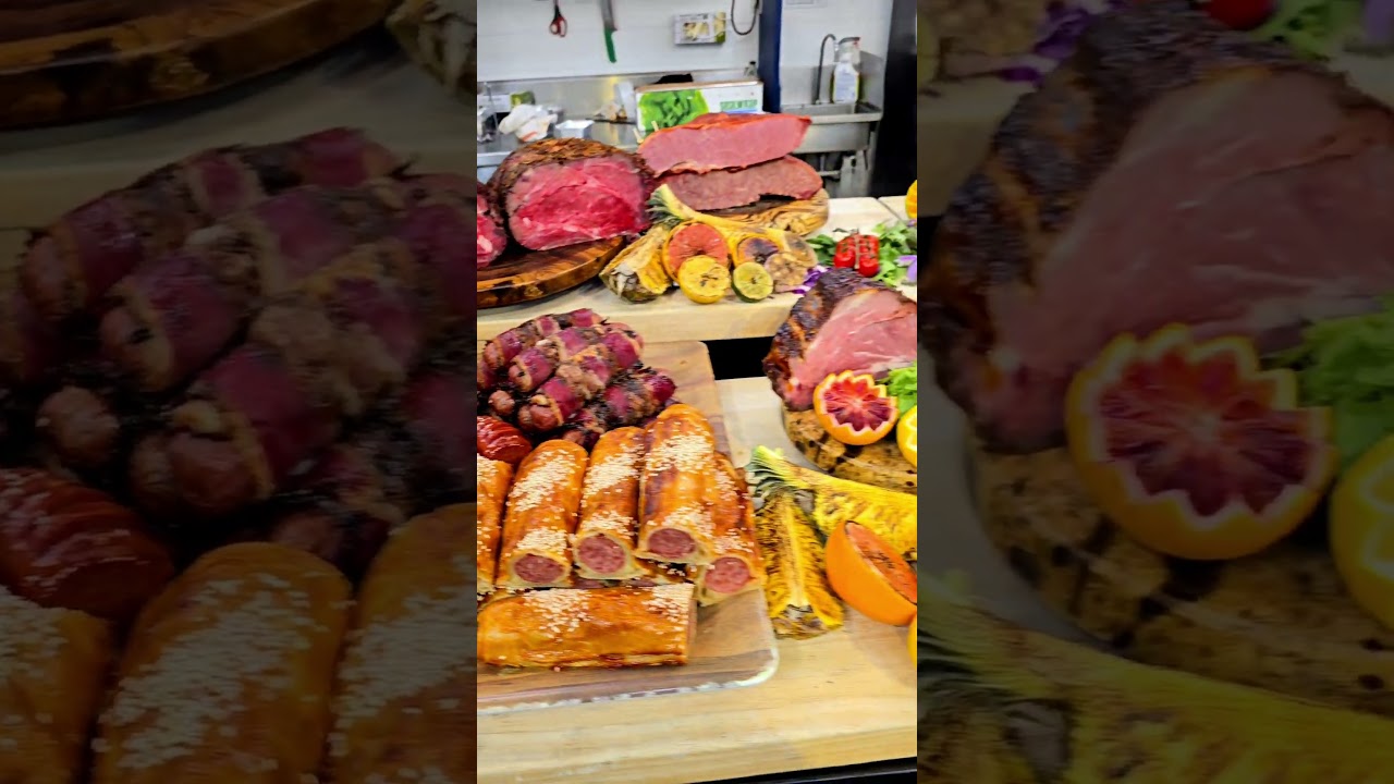 What a beautiful display at Gourmet Glatt Deli with the heimishe Chef David Simon