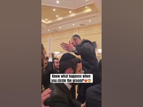 Know what happens when you circle the groom?❤️‍🔥🤠 (Mazel tov Shia!🔥)