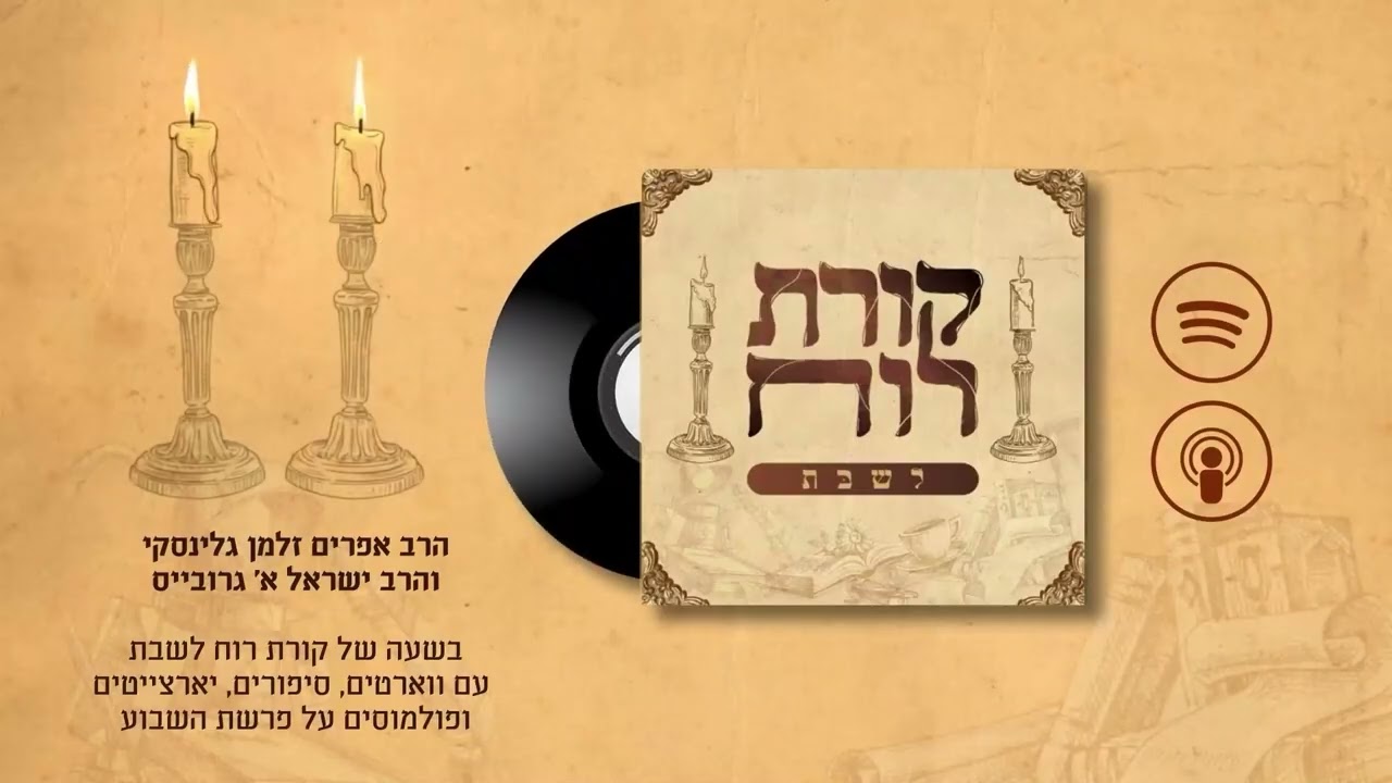 🕯️🕯️קורת רוח לשבת - פרק 6 - פרשת תולדות
