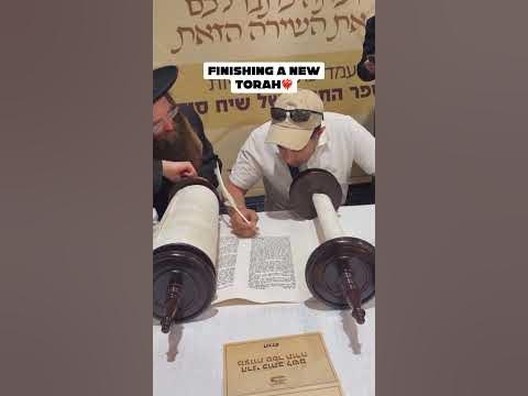 Finishing a new Torah❤️‍🔥