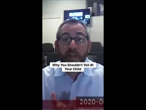 Why You Shouldn't Yell At Your Child
