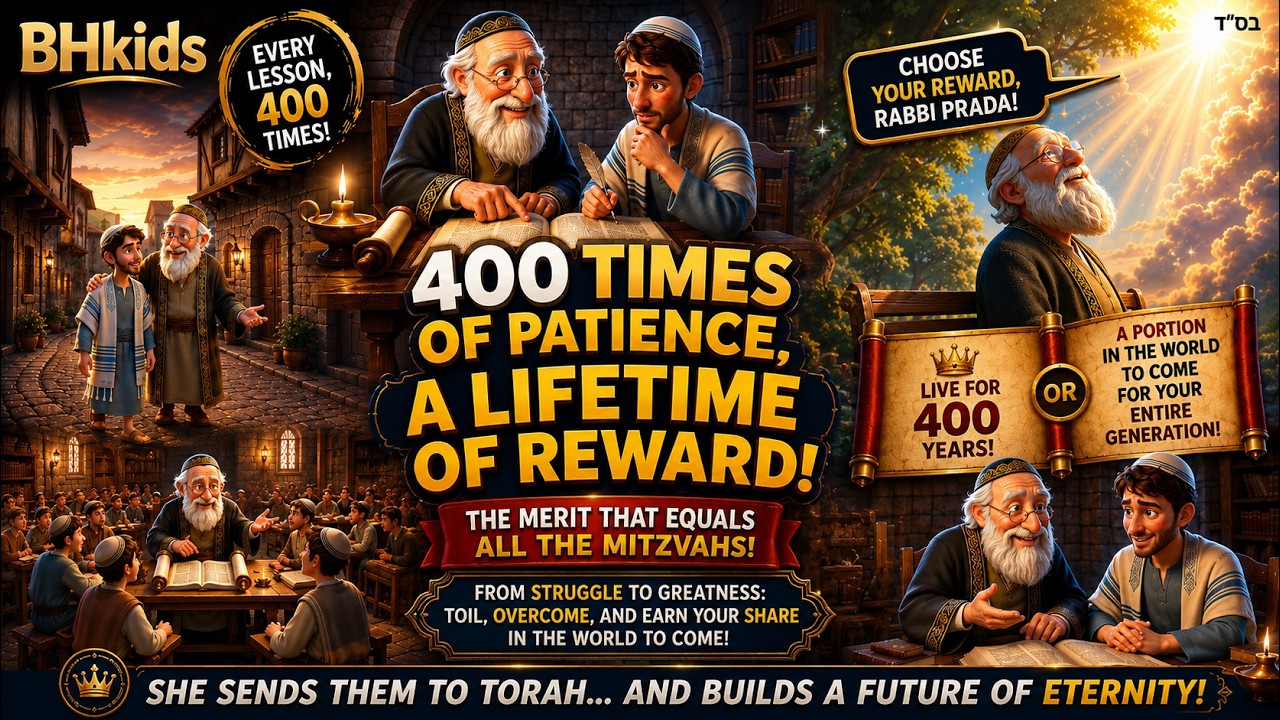 400 Times Of Patience 😇📚| TORAH FOR KIDS AI
