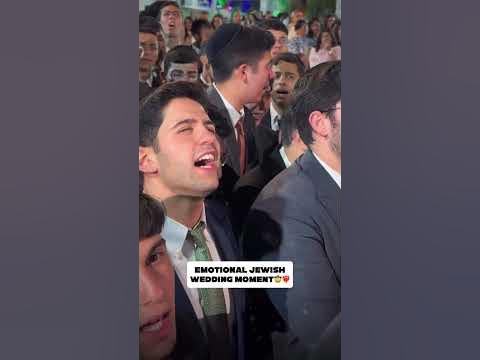Emotional Jewish wedding moment🤠❤️‍🔥