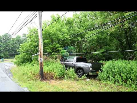 Crash on Museum Village Rd & Route 17M causes power outage; crews remain on scene.
