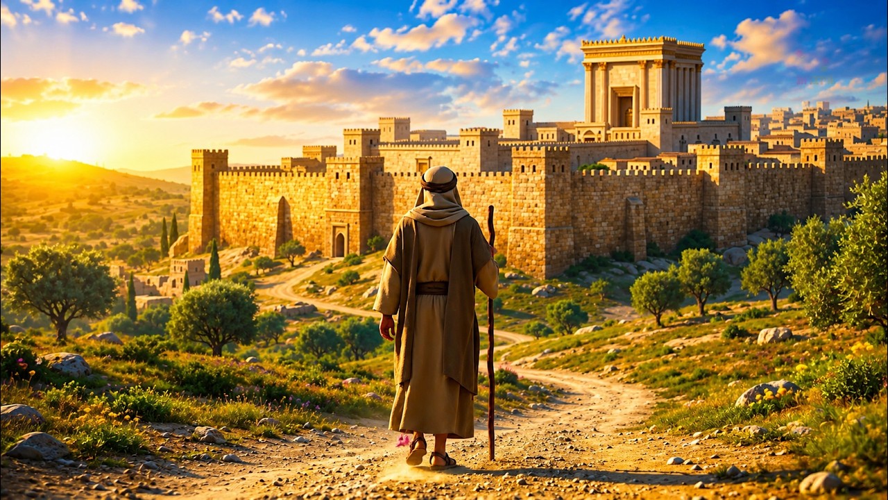 A Journey Through the Prophets: Parshat Behaalotcha (Zechariah 2) - Weekly Haftara Illustrated by AI